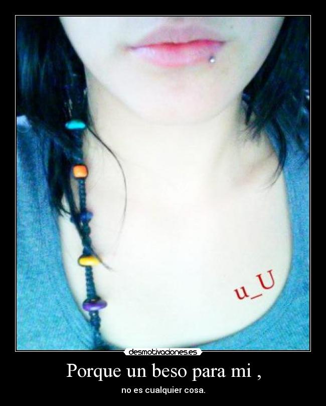 carteles beso desmotivaciones