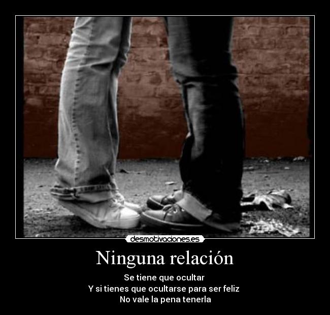 Ninguna relación -