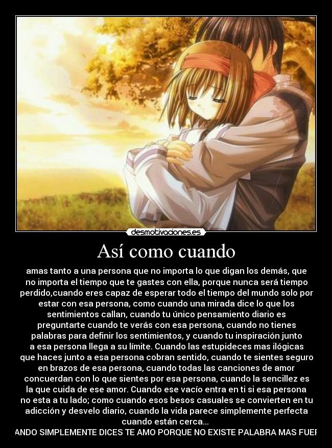 Así como cuando - 