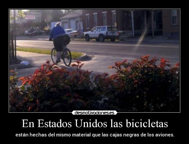 En Estados Unidos las bicicletas - 