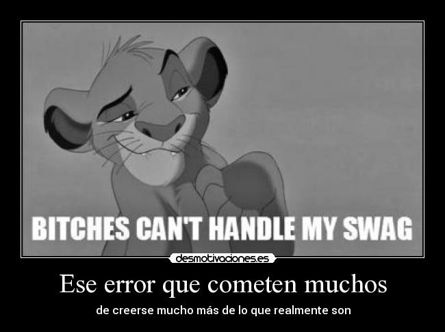 Ese error que cometen muchos - 