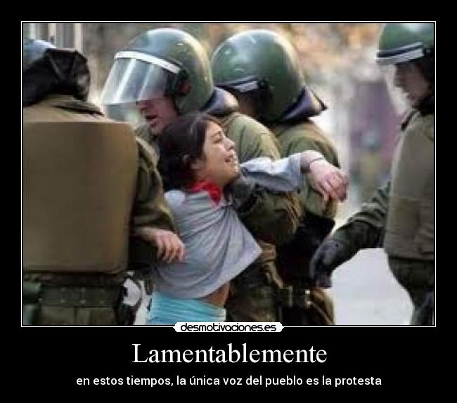 Lamentablemente -