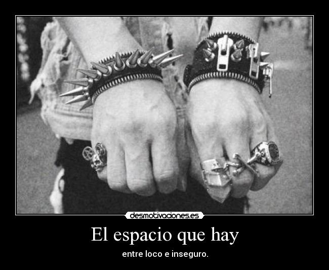 El espacio que hay -