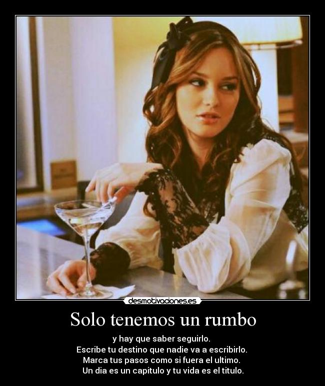 Solo tenemos un rumbo - 