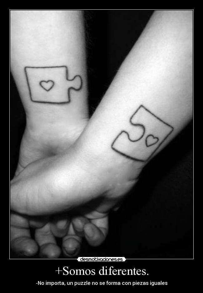 +Somos diferentes. -