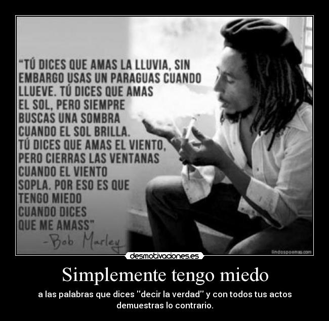 Simplemente tengo miedo - 