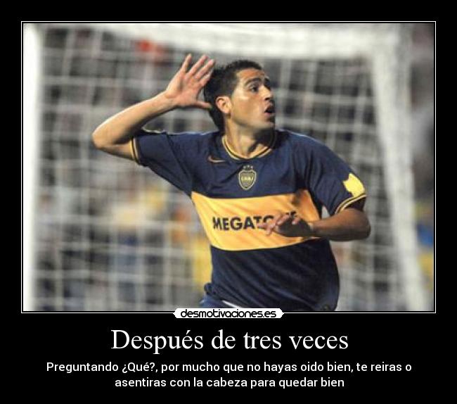 Después de tres veces - 