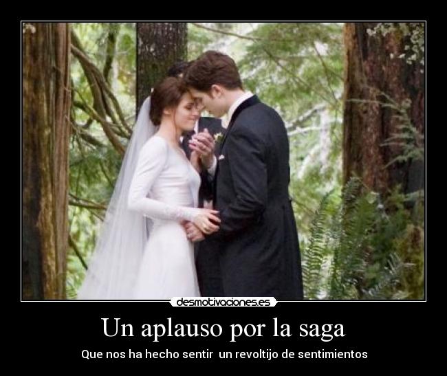 Un aplauso por la saga -