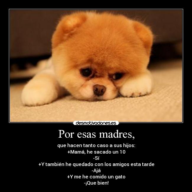 Por esas madres, -