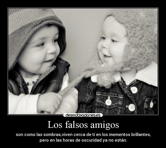 Los falsos amigos -