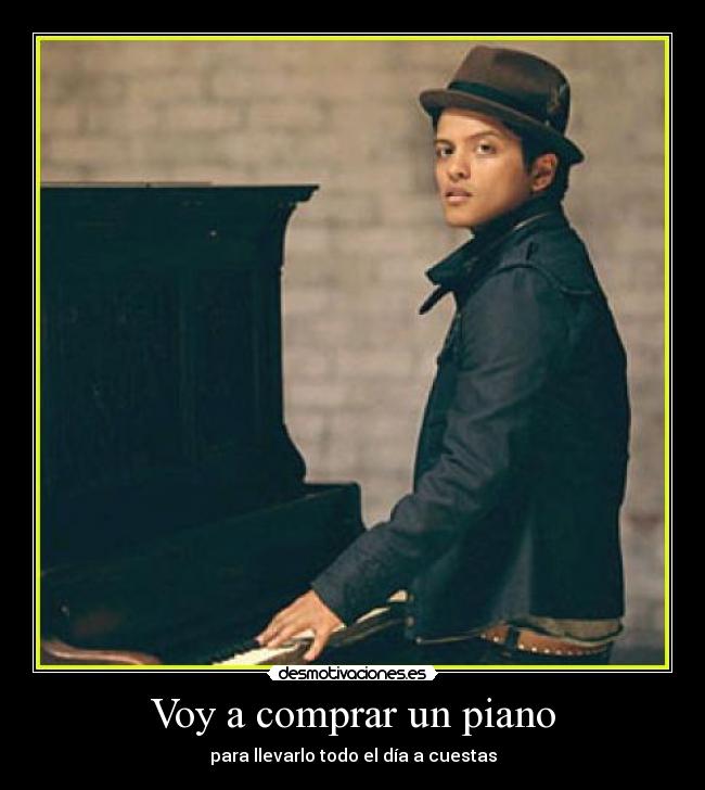 Voy a comprar un piano -