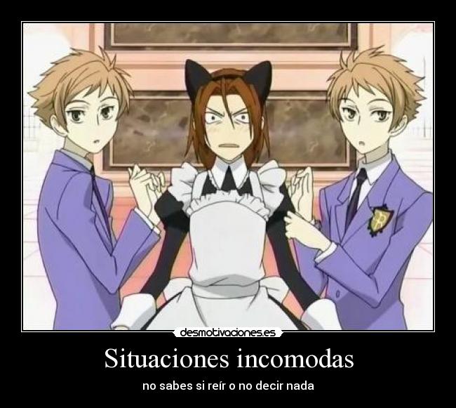 Situaciones incomodas - no sabes si reír o no decir nada