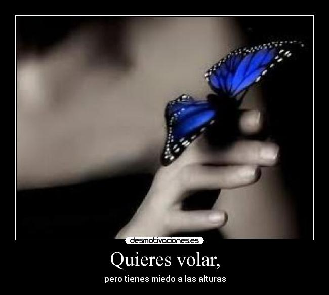 Quieres volar, - 