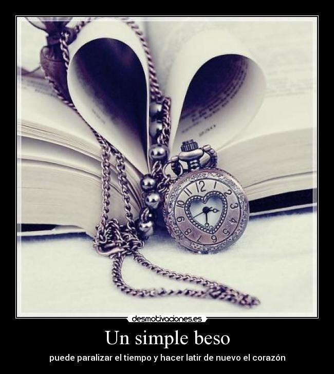 Un simple beso -
