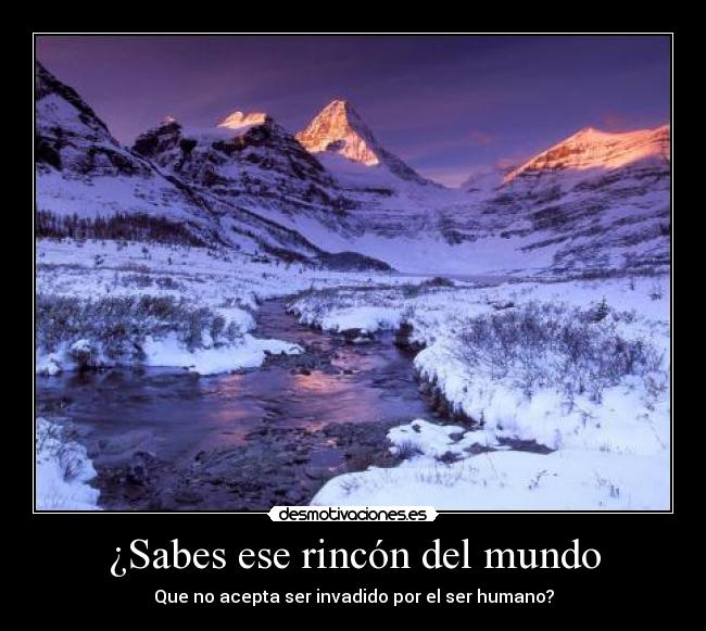 ¿Sabes ese rincón del mundo - 