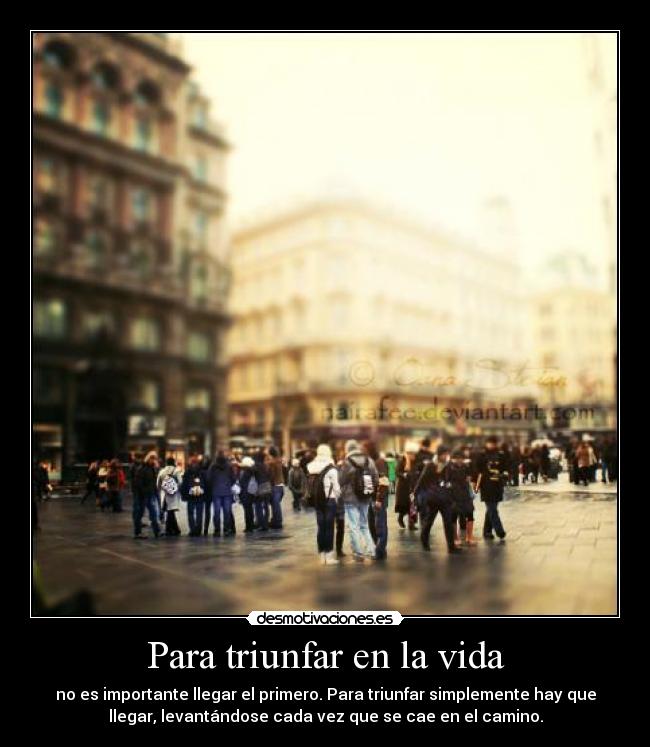 Para triunfar en la vida - 