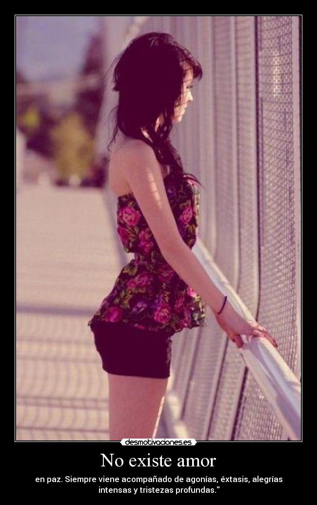 No existe amor -