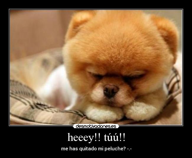 heeey!! túú!! - me has quitado mi peluche? -.-