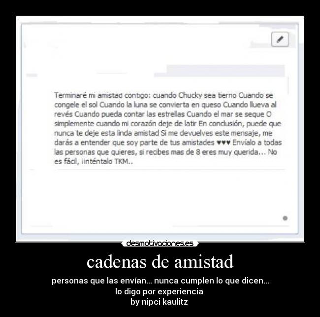 cadenas de amor y amistad cadenas de amistad desmotivaciones cadenas de amor y amistad cadenas de amistad desmotivaciones