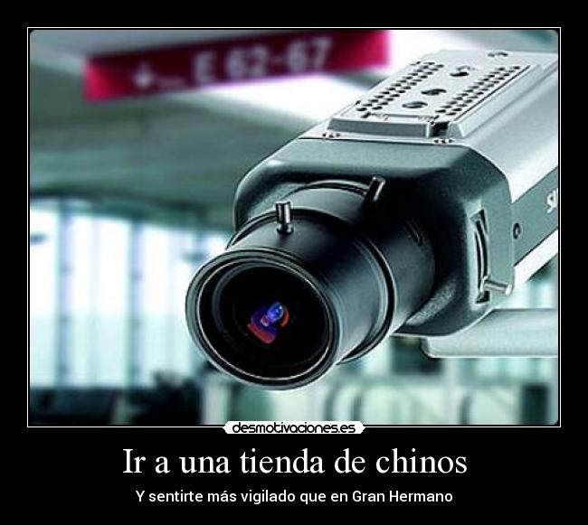 Ir a una tienda de chinos -