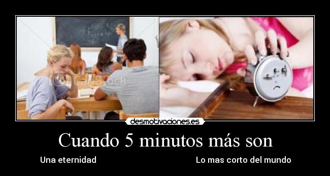 Cuando 5 minutos más son - 