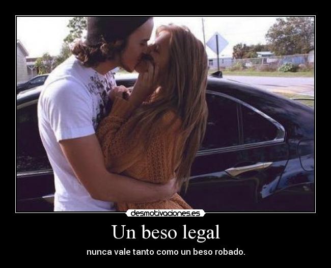 Un beso legal -