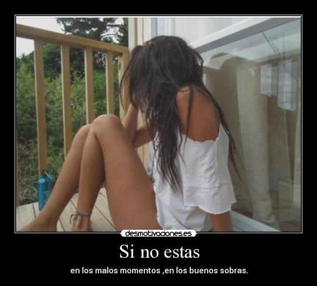 Si no estas -