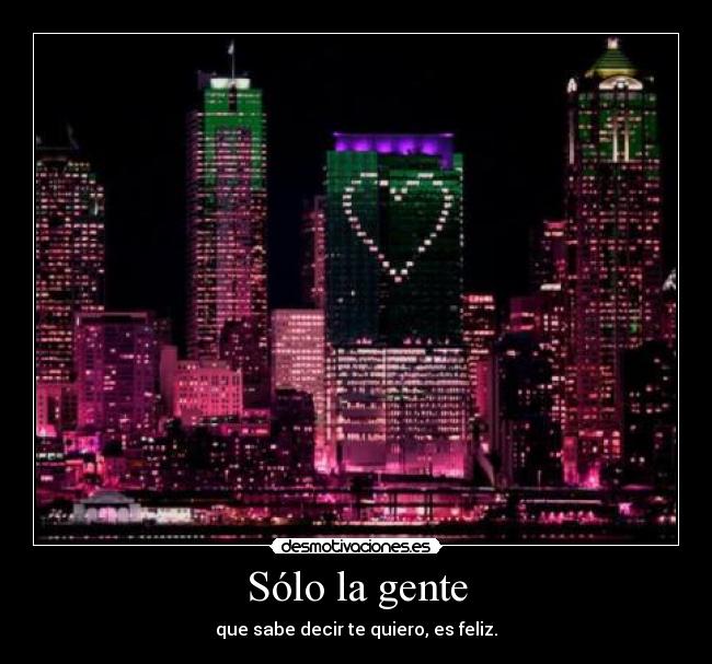Sólo la gente - 