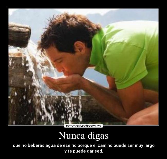 Nunca digas -
