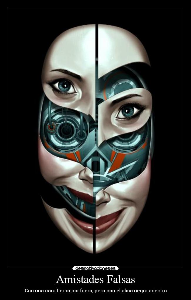 carteles amistad falsa amigas enemigas alma negra desmotivaciones