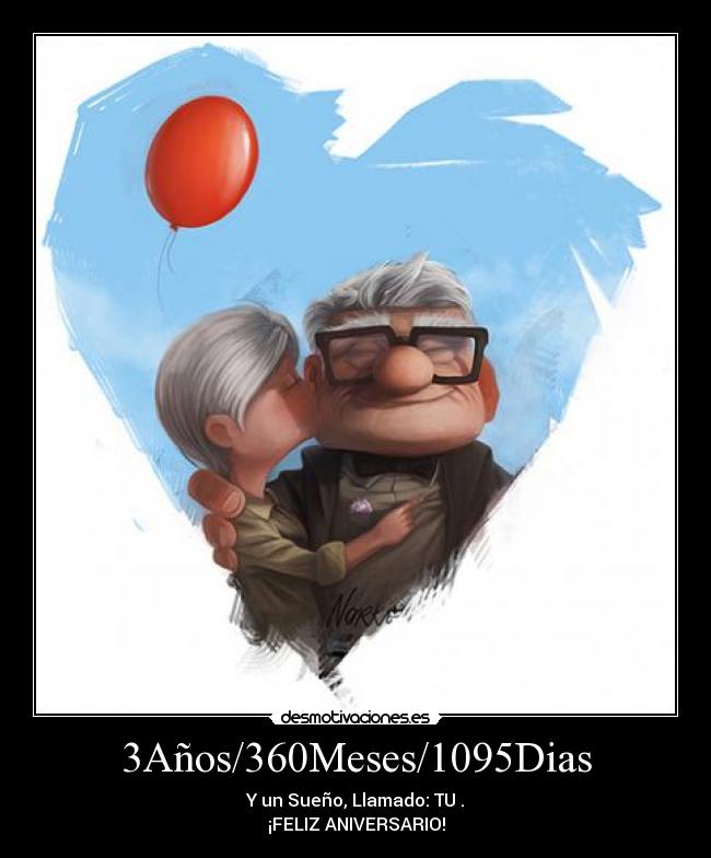 3Años/360Meses/1095Dias -