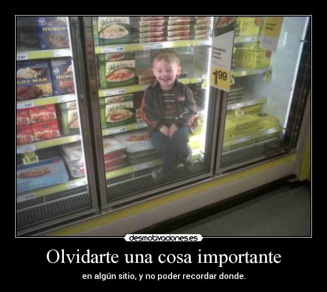 Olvidarte una cosa importante - 