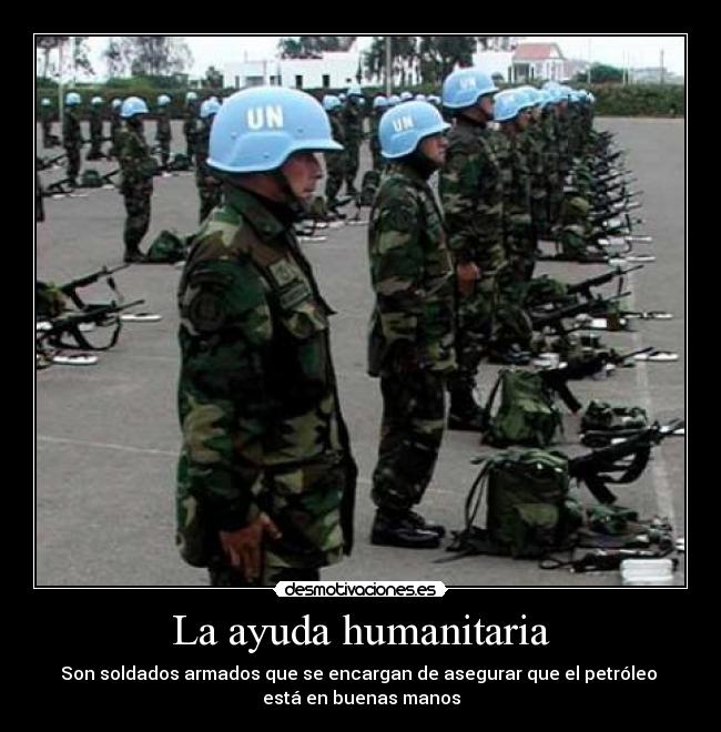 La ayuda humanitaria - 