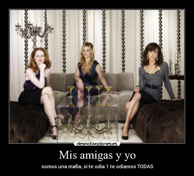 carteles mis amigas desmotivaciones