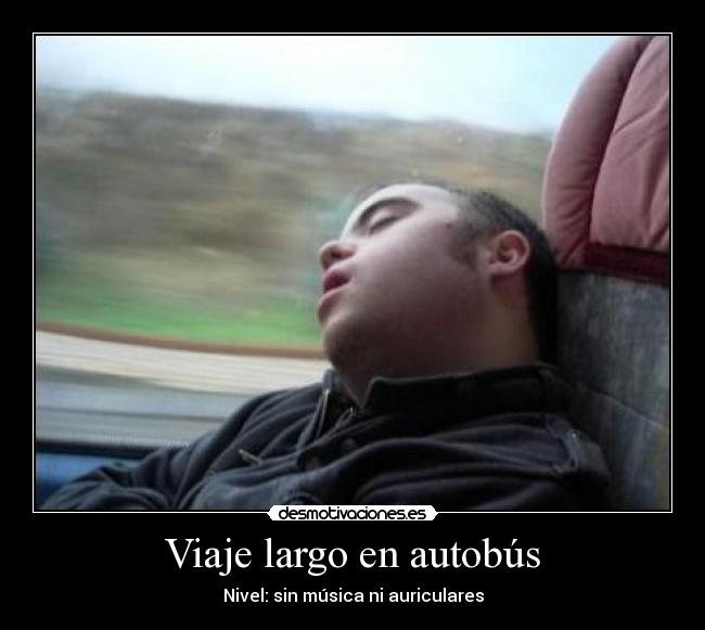 Viaje largo en autobús - Nivel: sin música ni auriculares