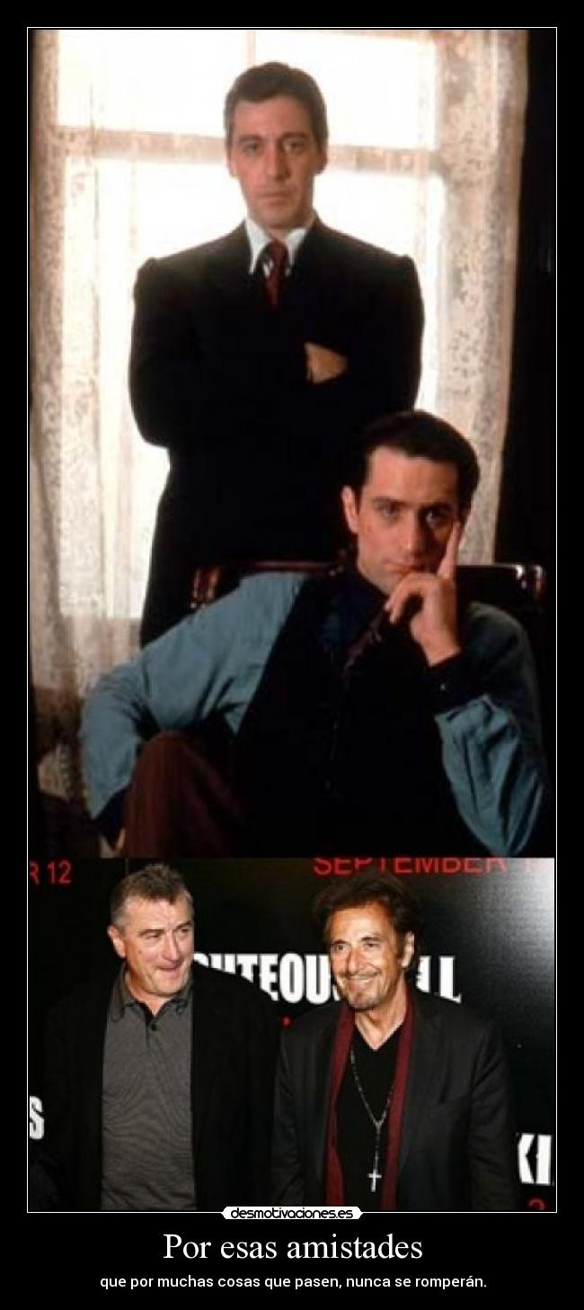 carteles robert niro pacino desmotivaciones