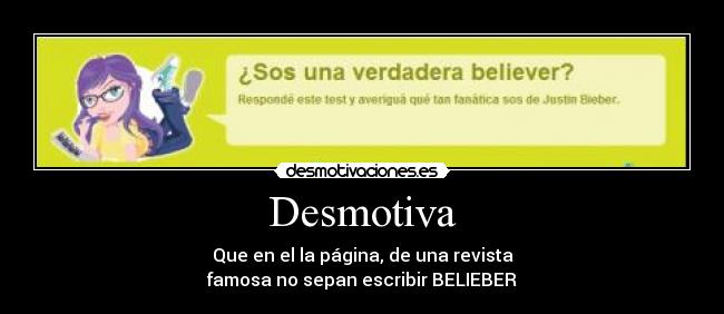 carteles justin bieber desmotivaciones