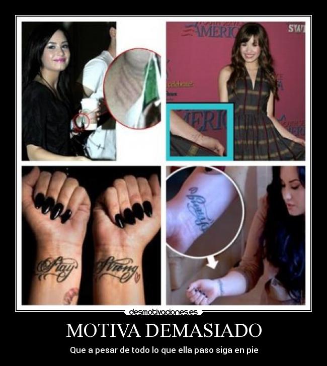 MOTIVA DEMASIADO - Que a pesar de todo lo que ella paso siga en pie