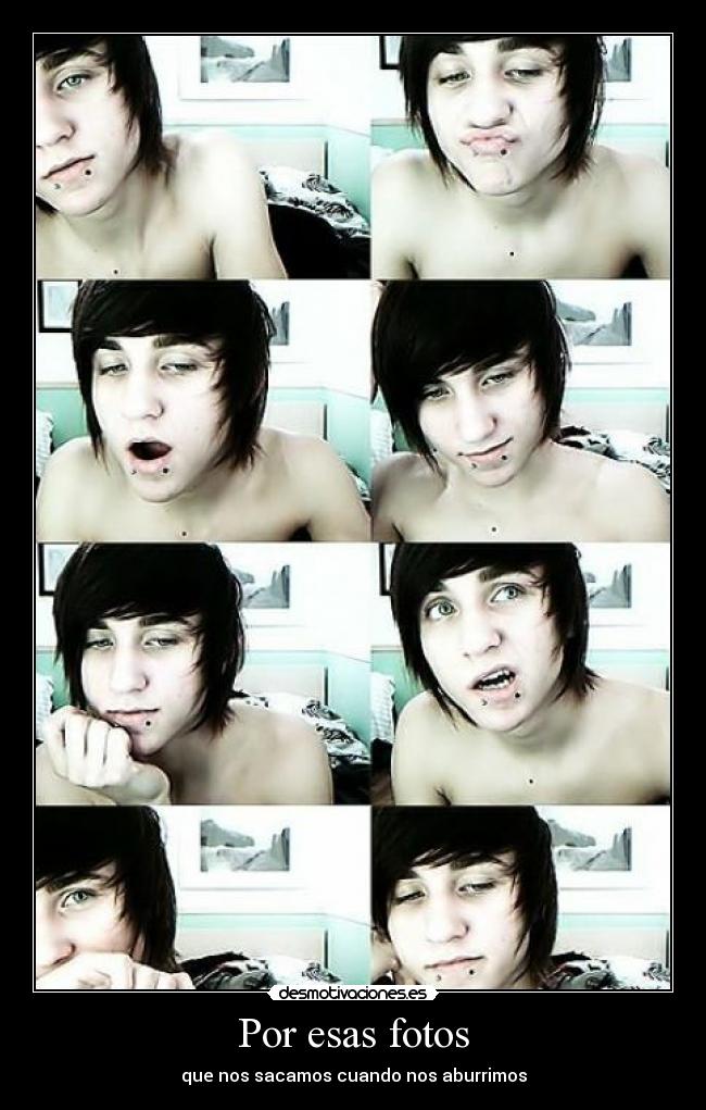 Por esas fotos -