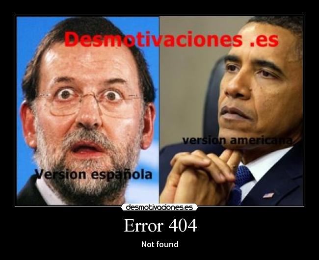 Error 404 - Not found