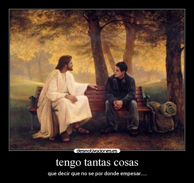 tengo tantas cosas -