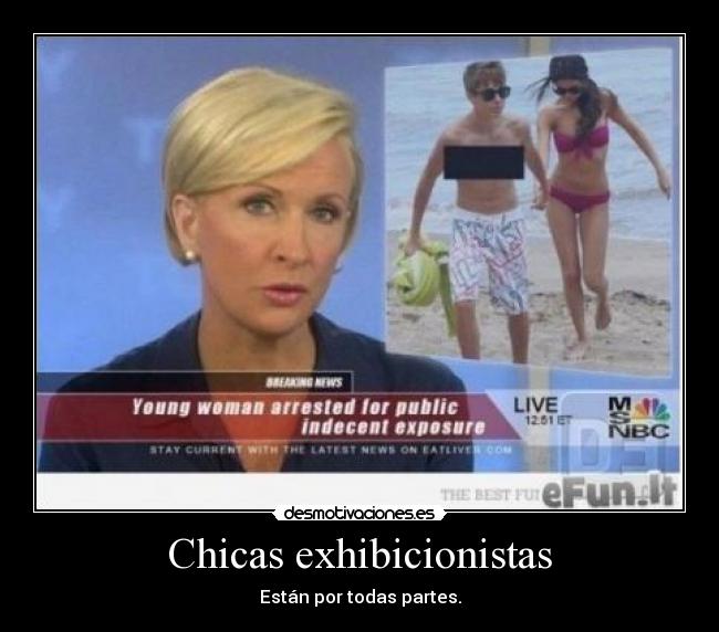 Chicas exhibicionistas -