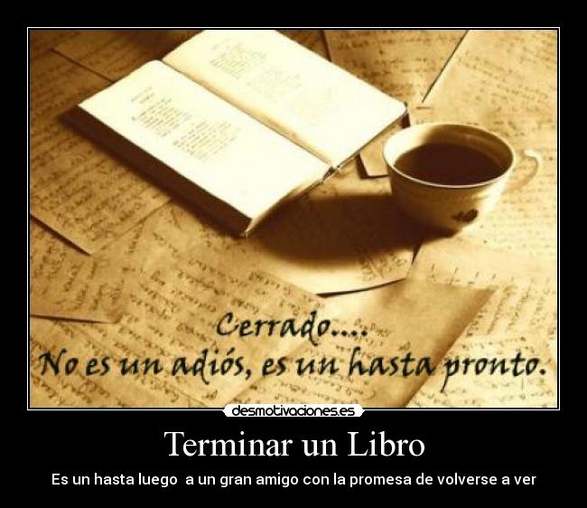 Terminar un Libro -