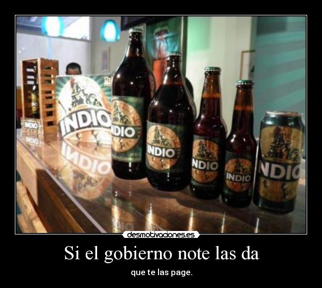 Si el gobierno note las da - 