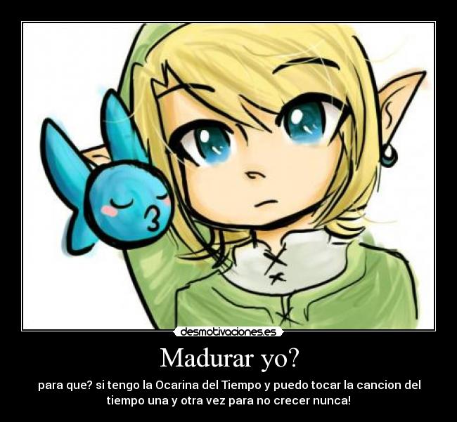 carteles madurar link legend zelda desmotivaciones
