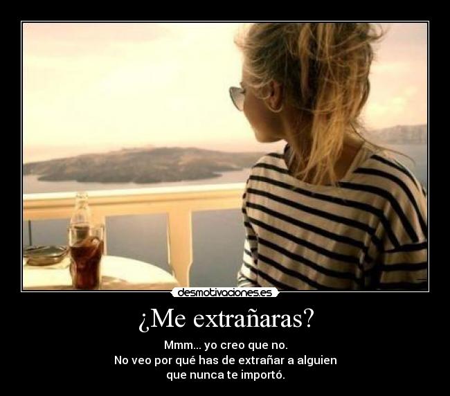 ¿Me extrañaras? - 