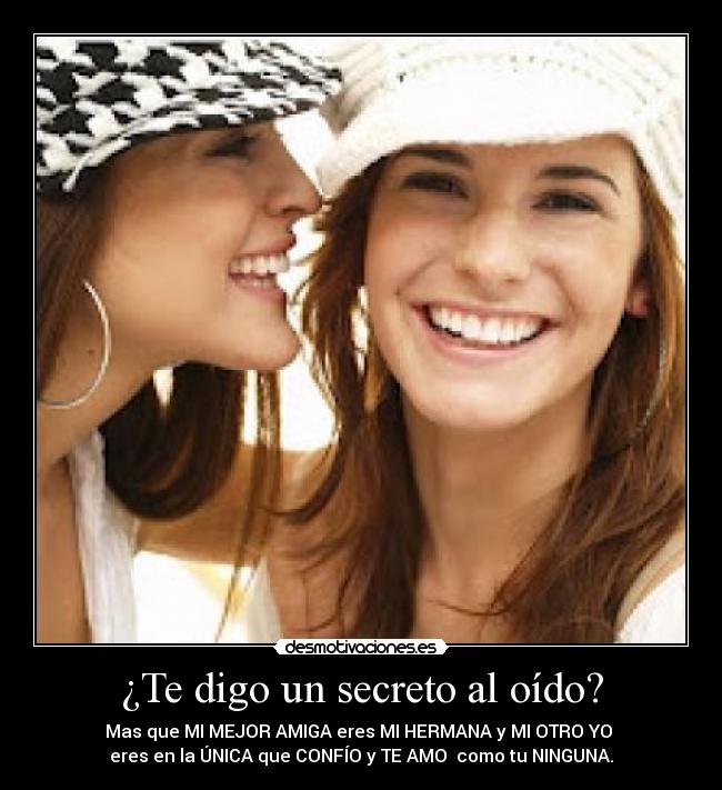 ¿Te digo un secreto al oído? - 
