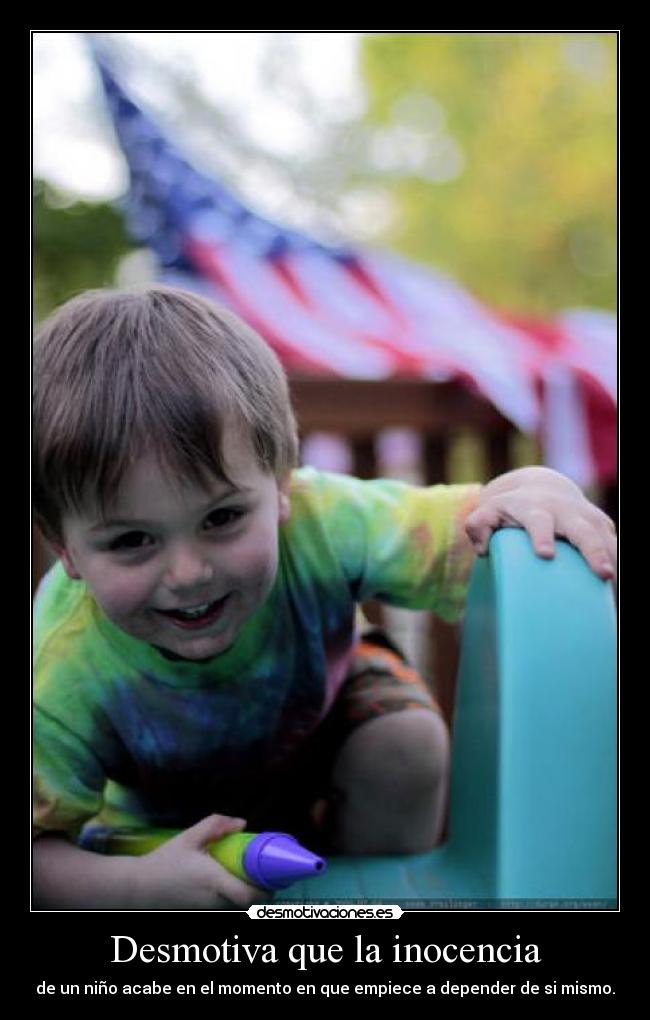 Desmotiva que la inocencia - 