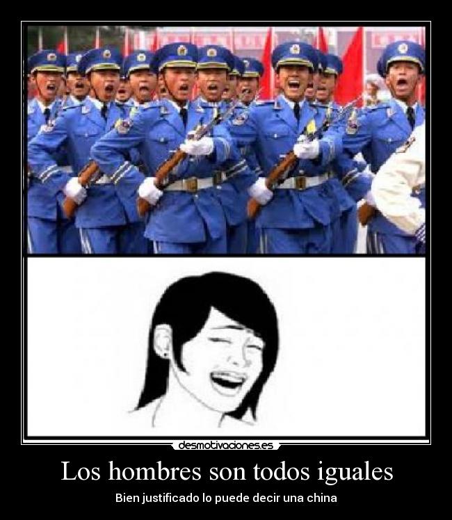 Los hombres son todos iguales - 