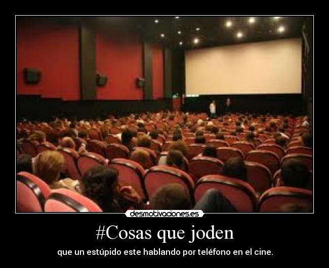 #Cosas que joden -